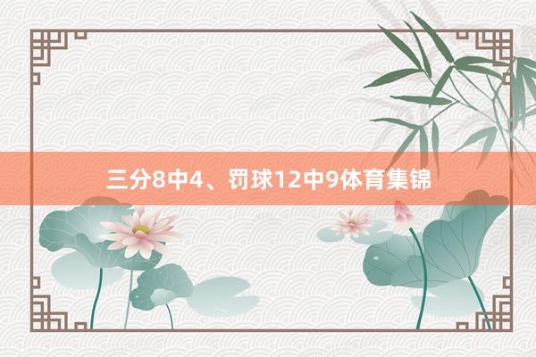 三分8中4、罚球12中9体育集锦