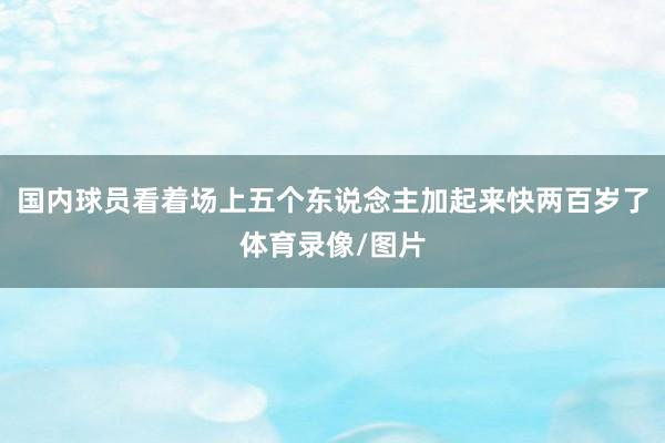 国内球员看着场上五个东说念主加起来快两百岁了体育录像/图片