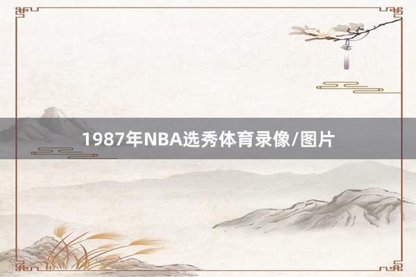 1987年NBA选秀体育录像/图片