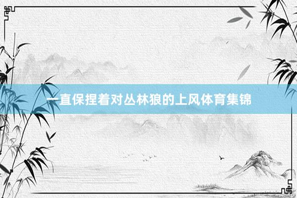 一直保捏着对丛林狼的上风体育集锦