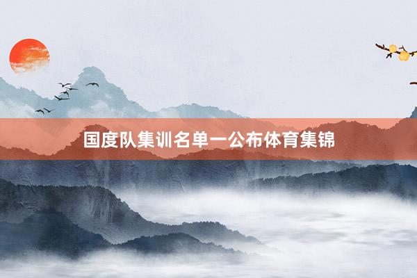 国度队集训名单一公布体育集锦