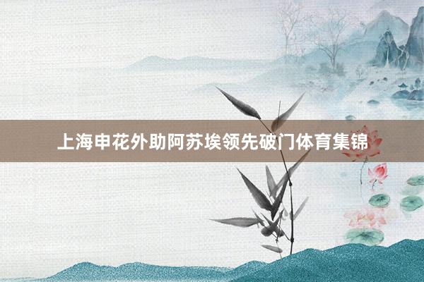 上海申花外助阿苏埃领先破门体育集锦