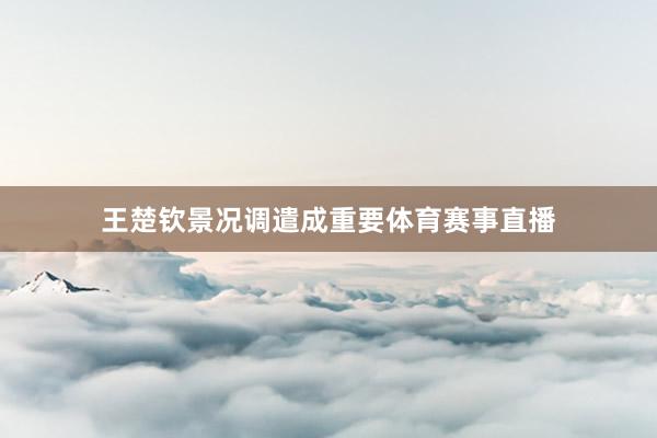 王楚钦景况调遣成重要体育赛事直播