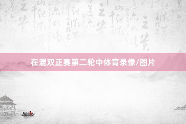 在混双正赛第二轮中体育录像/图片