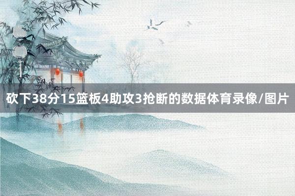 砍下38分15篮板4助攻3抢断的数据体育录像/图片