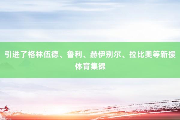 引进了格林伍德、鲁利、赫伊别尔、拉比奥等新援体育集锦